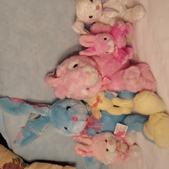 Plush Easter🐇Bunny a baby 2 pairs 2 more - Picture 8 of 11